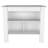 Kitchen Island, Kitchen Table 35" H, Four Legs, Three Open Storage Shelves-1615920688
