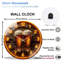 Horloge murale en verre Neon Beer