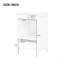 Meuble-lavabo de 20 po avec lavabo, armoire de salle de bain avec porte en verre à fermeture douce, tiroir-445988444