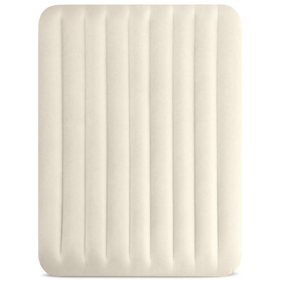Dura-Beam Standard Single-High Air Mattress: Fiber-Tech - Queen Size - 10in Bed Height - 600lb Weight Capacity - Pump Sold Separately