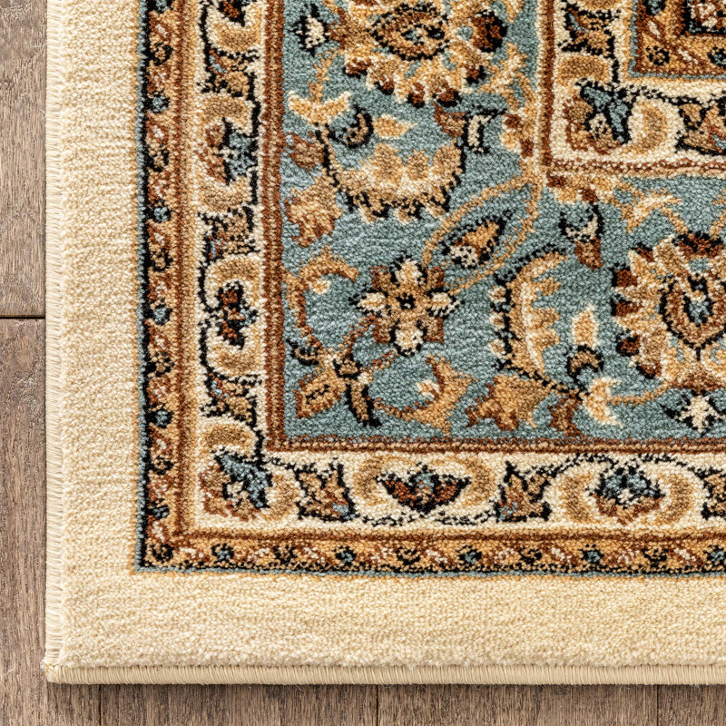 Oriental Synthetic Area Rug, Rectangle 67 x 120 cm