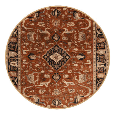 Tapis brun lavable à la machine