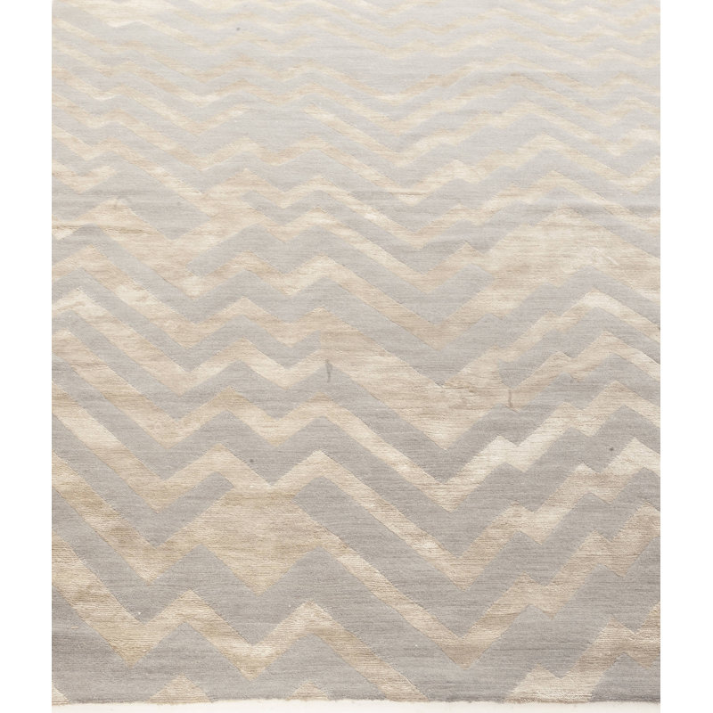Modern One-of-a-Kind Rectangle 5' X 8' Hand Knotted Area Rug