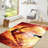 Soft Pile Printed Rug in Intricate Floral Design Perfect for Adding a Touch of Elegance to Your Living Room or Bedroom Decor-552575939