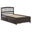 Base de lit plateforme avec tiroirs en bois-278047952