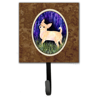 Porte-laisse chihuahua starry night et crochet mural