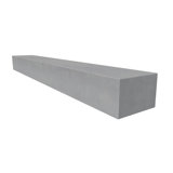 Everett Concrete Fireplace Mantel Shelf Contemporary - Non-Combustible Composition & Heat Resistant