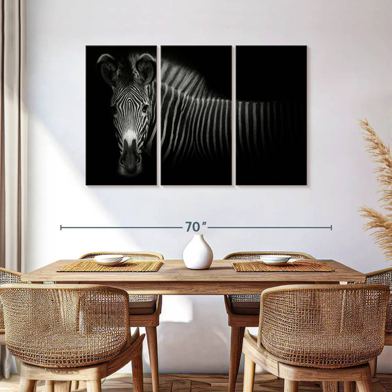 Brampt Vignette Zebra, 36" H x 57" W