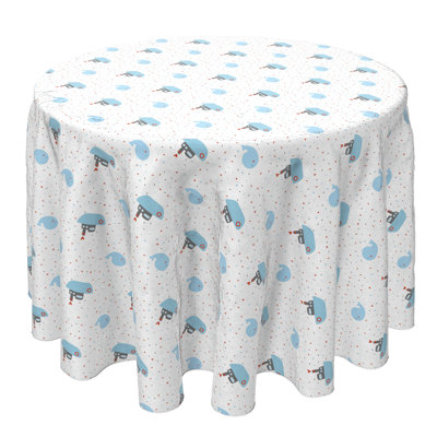 Round Cotton Tablecloth