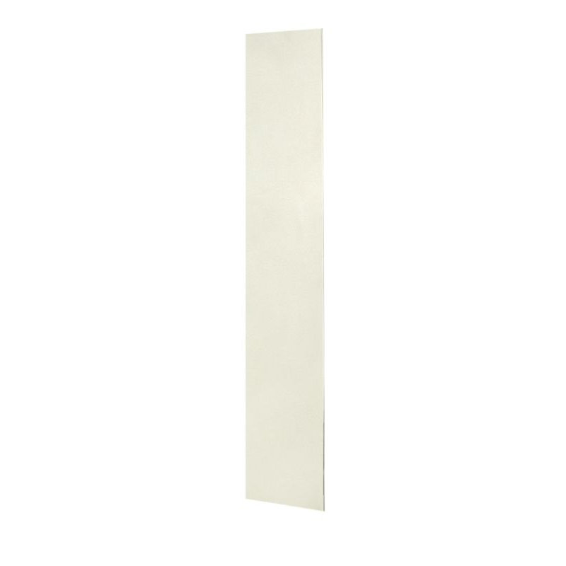 12'' W 0.25'' D 96'' H Single Wall Solid Surface Wall, Crystal White