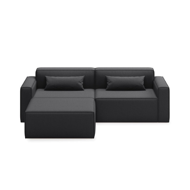 Mix Modular 3-Pc Sectional, Mowat Raven
