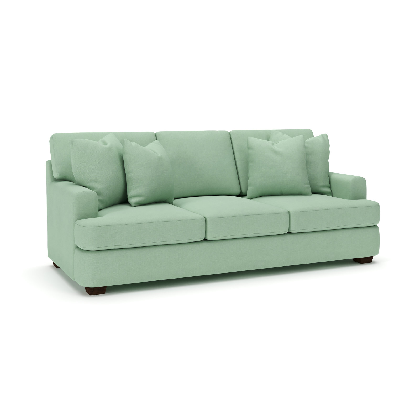 Emilio 90'' Upholstered Sofa, Bayou Spray