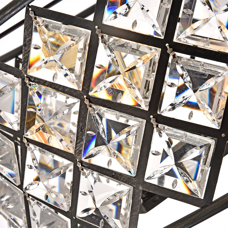 Bernon 4 - Light Dimmable Drum Chandelier