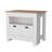 Black 2-Door Kitchen Island-2039450671