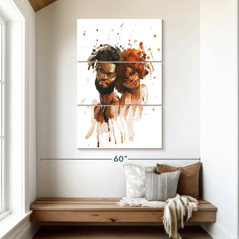 Hardie Nude Couple, 50" H x 32" W