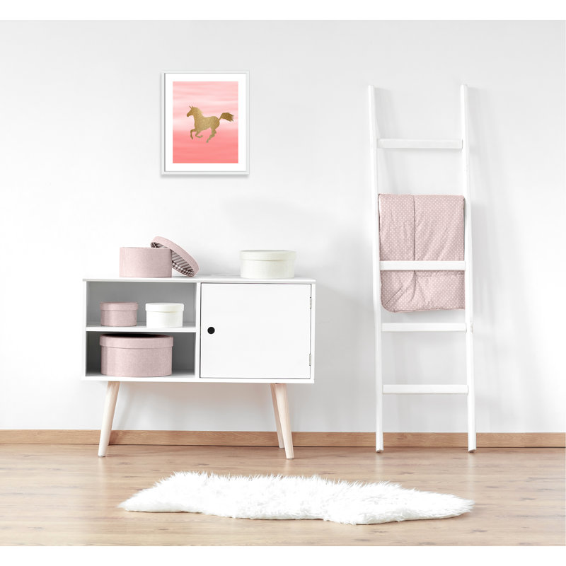 Adhésif décoratif ombre rose 3 pi, H 24,5 po x l 20,5 po x P 1,18 po, Encadré de boîte blanc