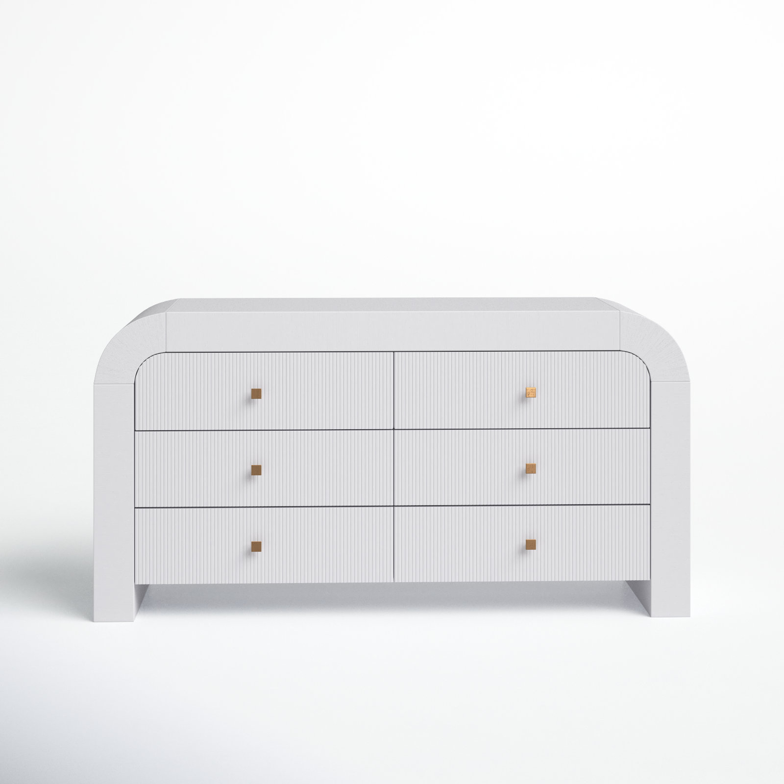 Baxley 6 - Drawer Double Dresser, White