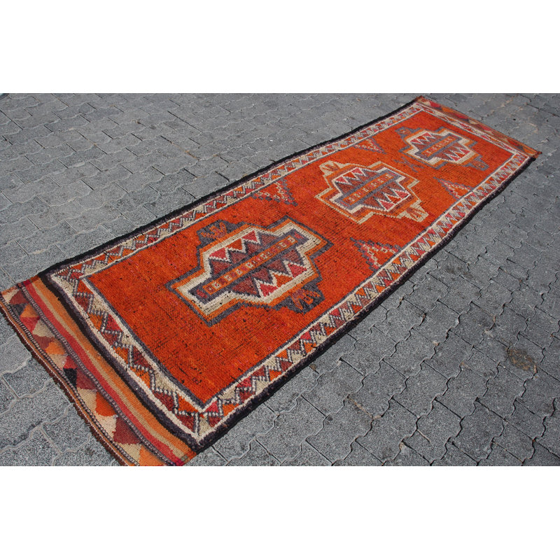 Vintage Turkish Runner Rug in Majestic and Intricate Patterns for Home Decor