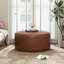 Repose-pieds rond moderne et confortable (SEULEMENT OTTOMAN)-121611746