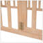 Structure de lit simple en bois avec clôture et porte-1488942194