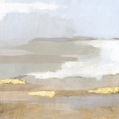 Abstract Coastland II by Victoria Borges - Wrapped Canvas Painting