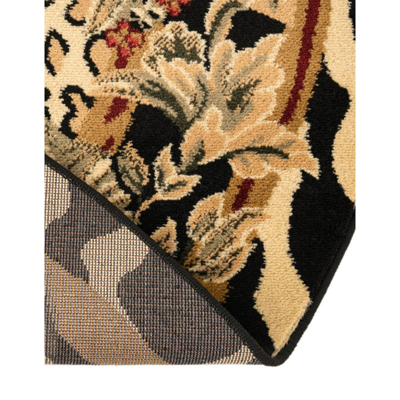 Testerman Power Loom Cream Rug, Round 5'3"