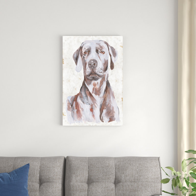 Chien assis I, H 30 po x l 20 po x P 1,25 po