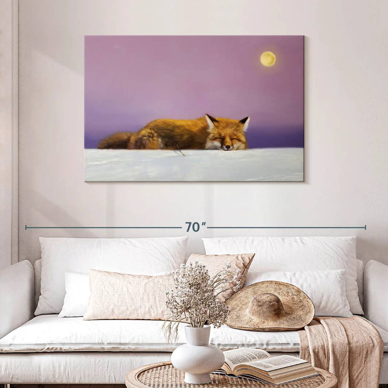 Dreamweaver Fox, 30" H x 45" W