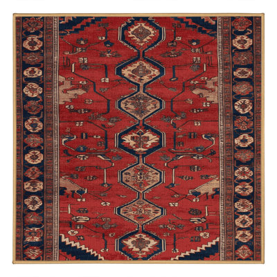Tapis brun lavable à la machine