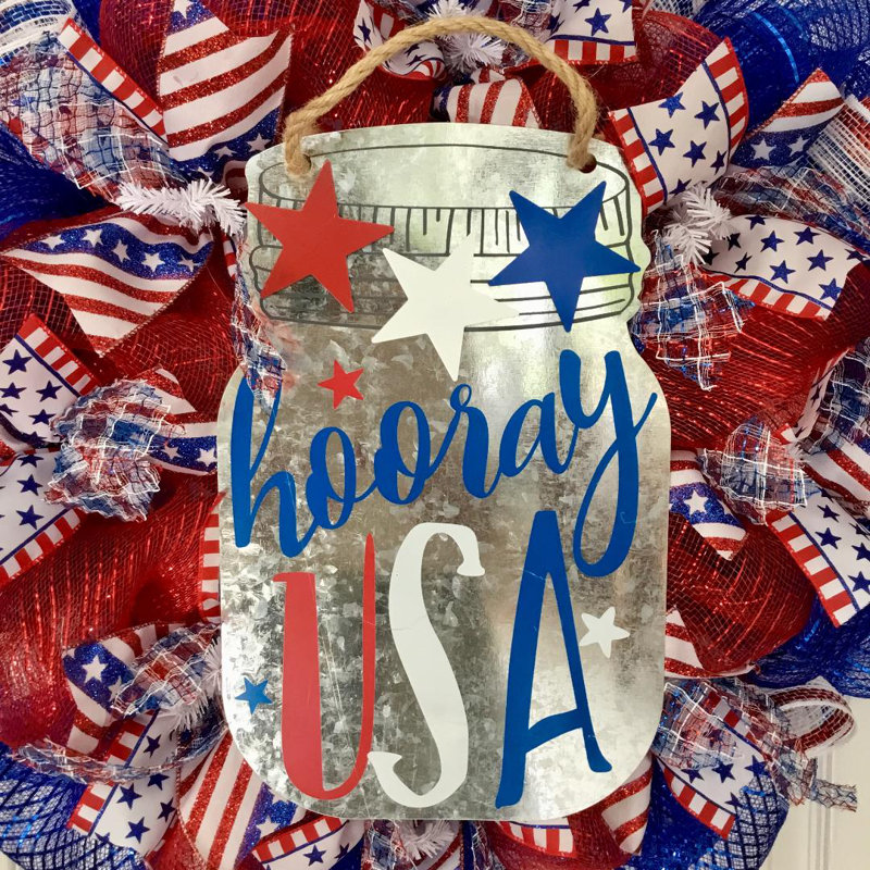 Couronne patriotique Hooray USA