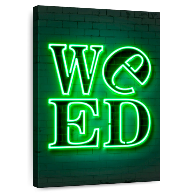 Weed, 39" H x 26" W