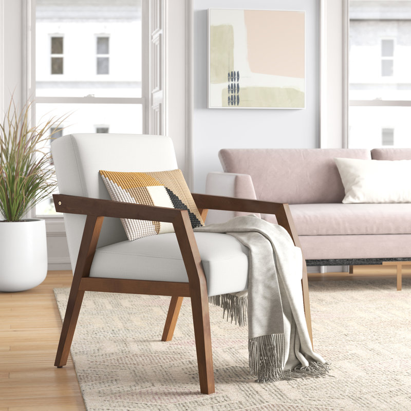 Parada Upholstered Armchair, Cream
