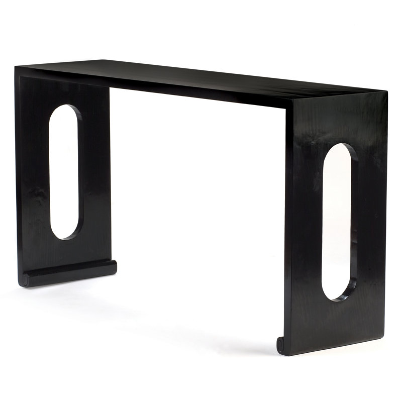 Hangzhou 150cm Solid Wood Console Table, Warm Elm