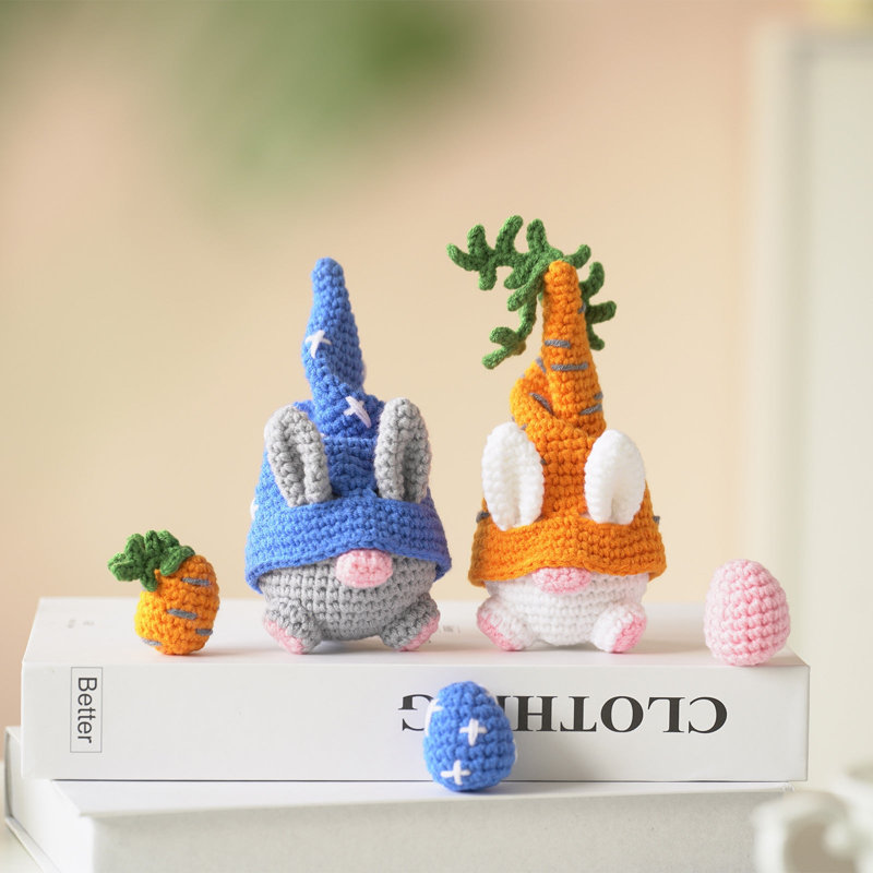 Lapins Amigurumi DIY Kit au crochet Wizardi F07N8-M144