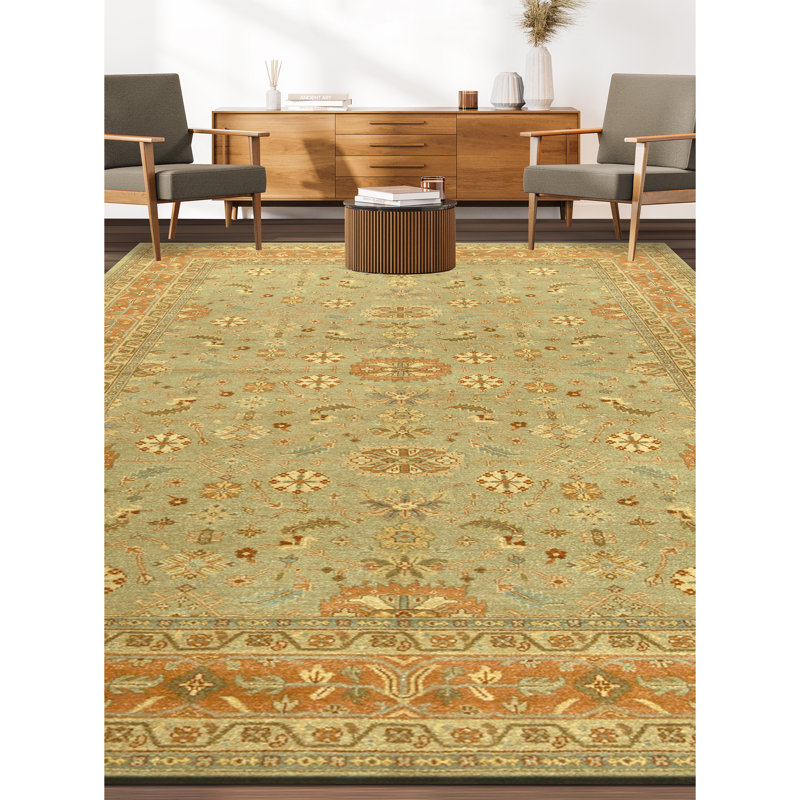 Handmade Wool Oriental Area Rug