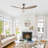 Armillda 56'' Ceiling Fan with LED Lights