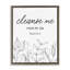 Cadre flottant «Cleanse Me From Sin», design par lettré et doublé-863958416-863958423