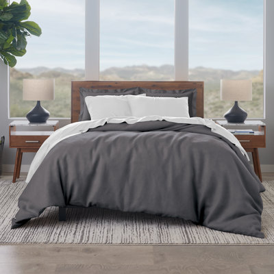 Ensemble de housse de couette 100% satin de coton EJ Classic - lisse et respirant