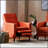 Mid-Century Modern Recliner With Slightly Pleated Back And Birch Legs For Ultimate Comfort And Style-1844017478