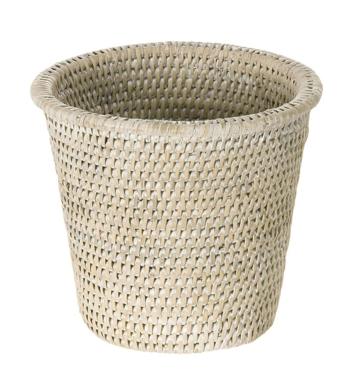 Everard Handmade Pot Planter, Small, White Wash