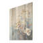 Minimalisme, fleurs saisonnières en fleurs - Art saisonnier sur bois de pin naturel-1593679417