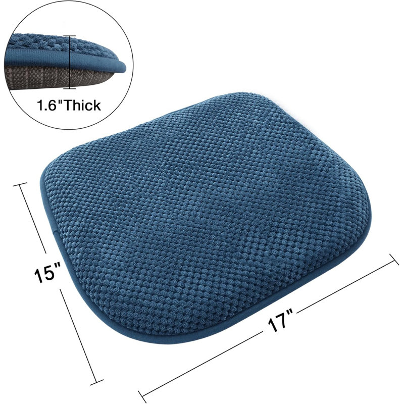 6-pack Blue Chair Cushions For Dining Chairs
