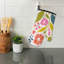 Serre de coton à motif floral Four