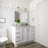 Nobe 48'' Solid Wood Single Bathroom Vanity with 0.75'' Carrara Marble Top-362971078-397268575-398803231