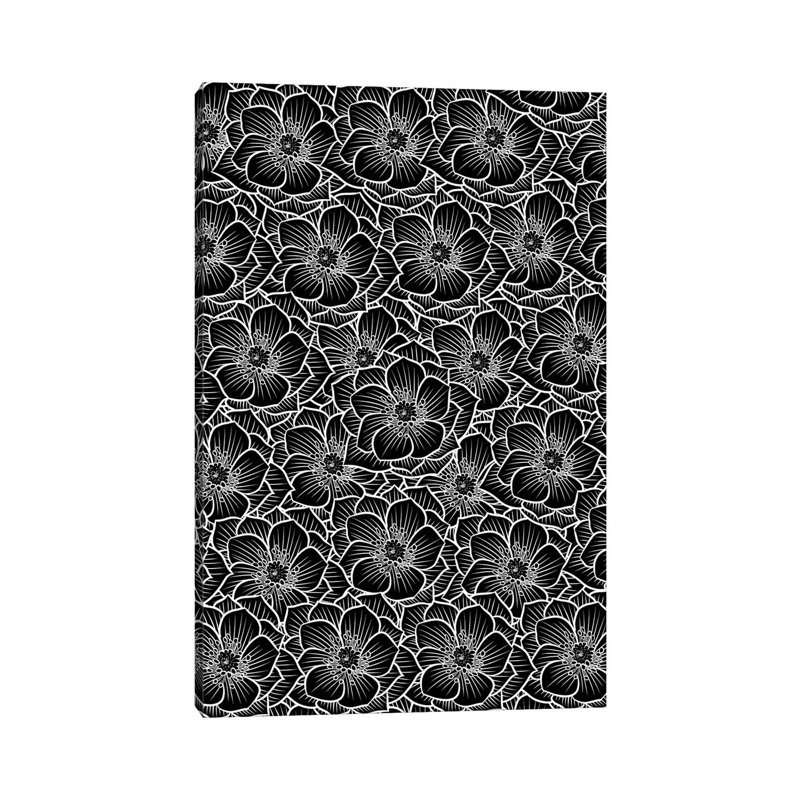 Flower Pattern by Alberto Perez - Wrapped Canvas Print, 20.32 cm H x 30.48 cm W