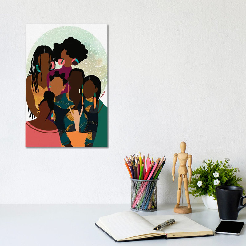 Patch Work by DeeLashee - Print on Canvas, 20.32 cm H x 30.48 cm W, Wrapped Canvas