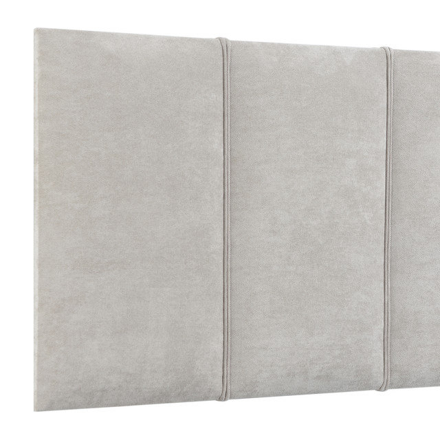 Ealing Upholstered Headboard, Kingsize (5'), Kensington, Pearl