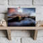 Reflets brumeux sur la montagne - Paysage de montagne dramatique, paisible et serein - Affiche murale-1643009812