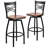 Cammie 'X'' Back Swivel Metal Barstool-105662712-105662716