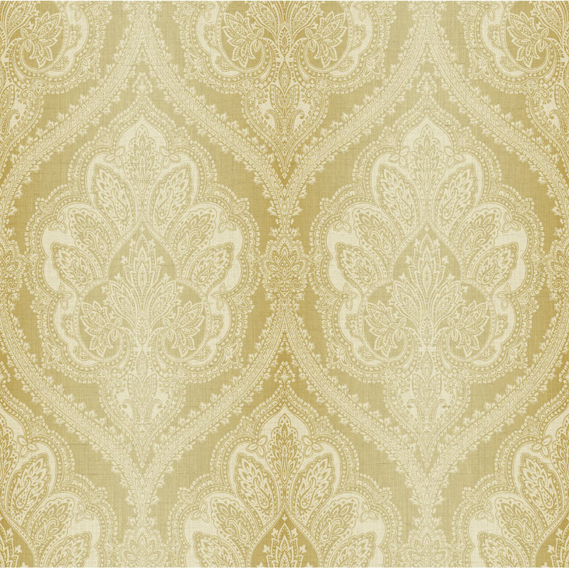 Belden Paisley Roll, Metallic Gold/Brown